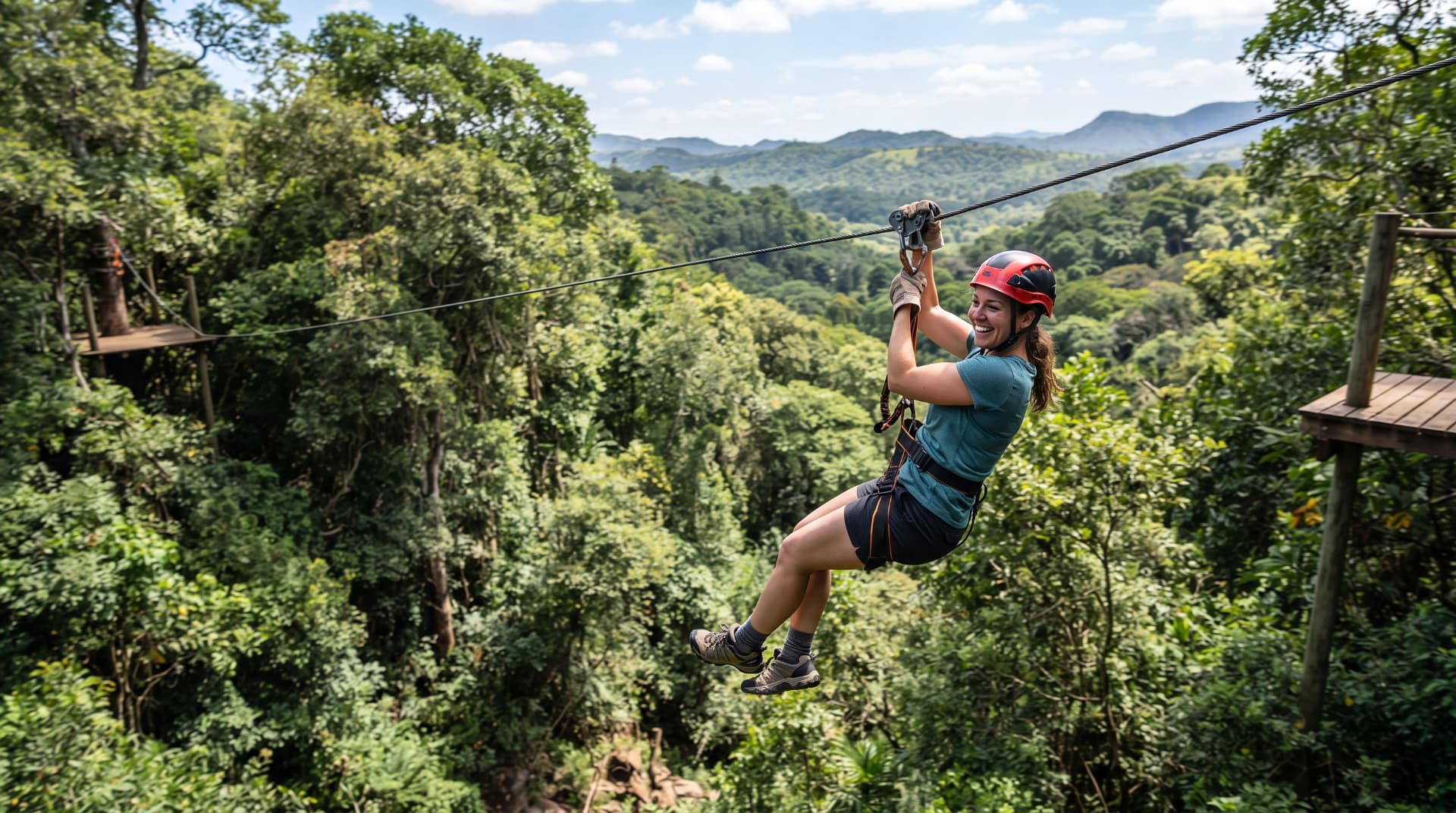 Aerial Zipline / Cable Trail in Hazyview